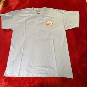 Bayside IBEW Local 26 Annual Family Picnic T-Shirt Light Blue Mens 2XL USA Made